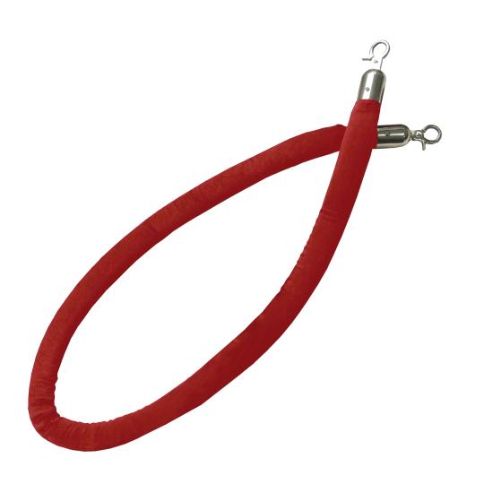 Vente Cordon tressé rouge en nylon à attache mousqueton - 48cm