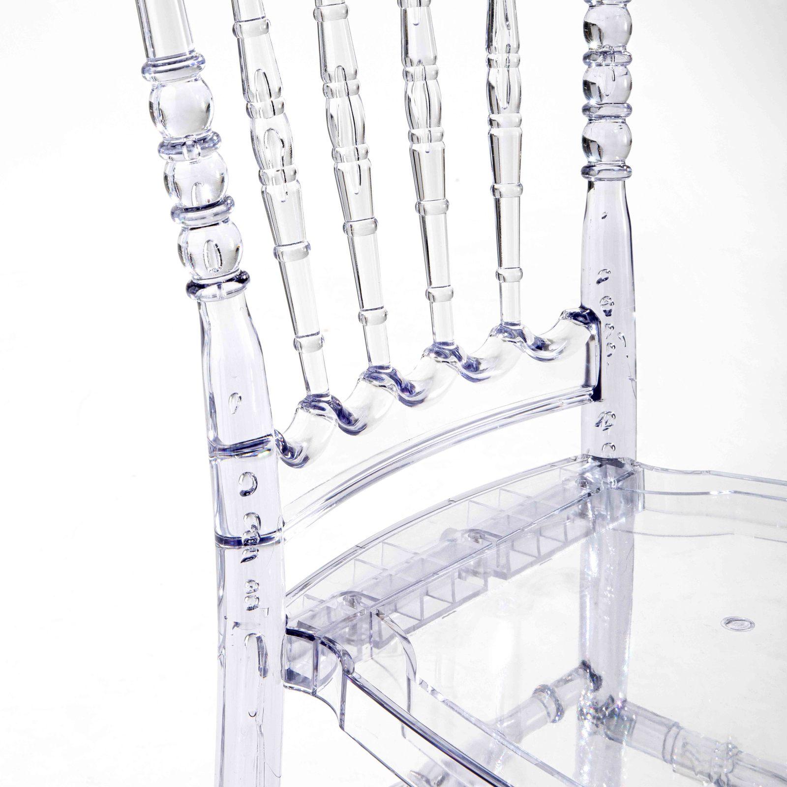 Transparente Plexiglas Chaise Avec Accoudoir Empilable Qualité Aucun Chine  Ware