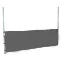 Demi-mur avec barre de soutien 3x1m - 300gr/m²