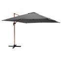 Parasol déporté carré rotatif 360° (3x3m) - 250g/m²