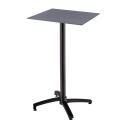 Table carré haute (60x60 cm) inclinable en HPL