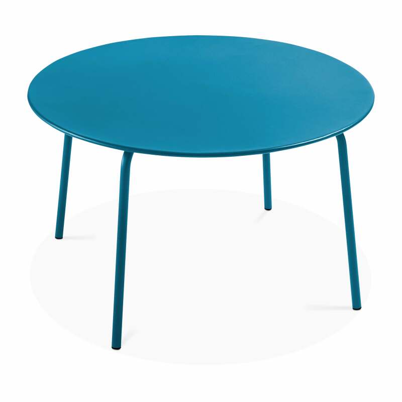 Table ronde en métal (Ø120 cm) - 6 places