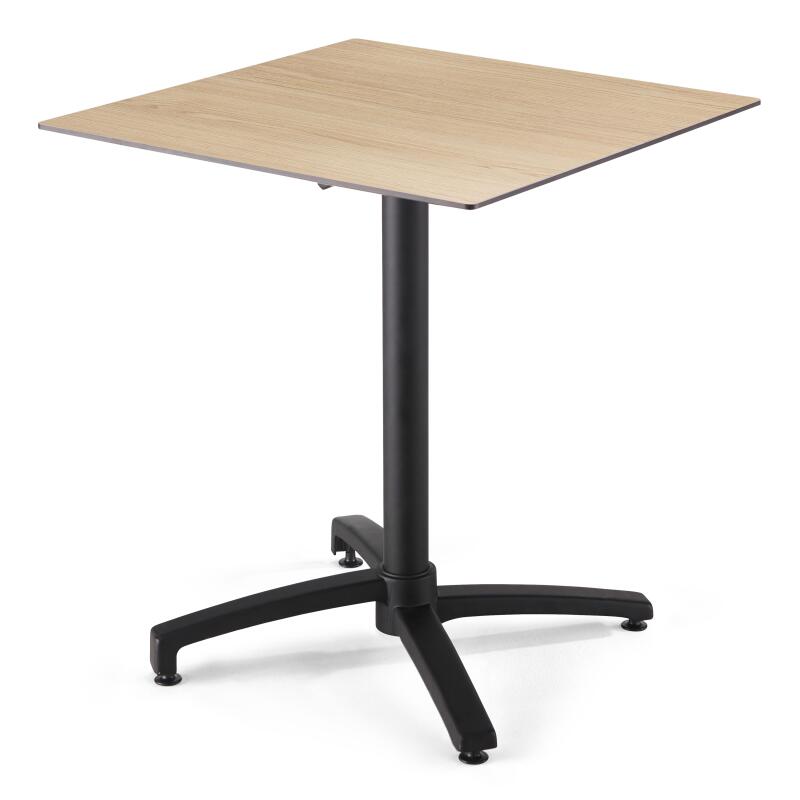 Table carrée (70x70cm) inclinable en HPL