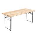 Table pliante en bois 8 places 180 cm