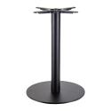 Pied de table en acier et en fonte noir ⌀45x72cm