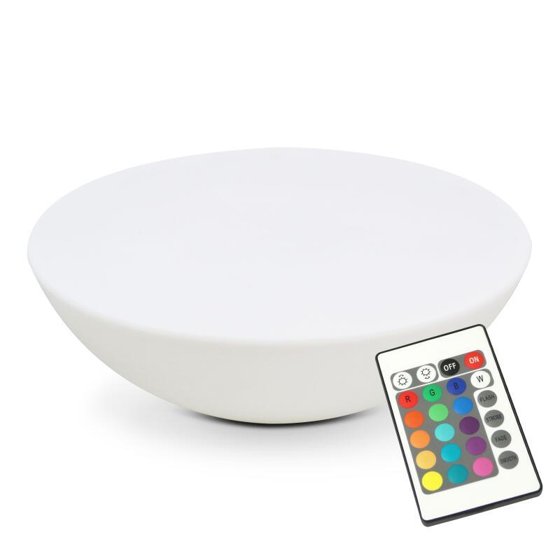 Table basse ronde LED étanche sans fil - ∅81cm