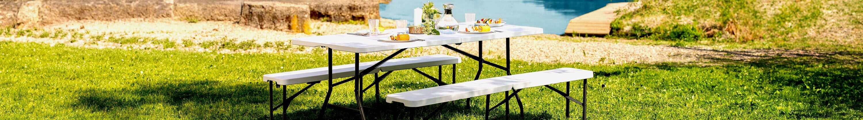 table pliante blanche